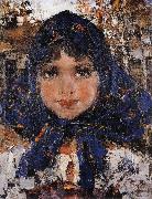 Nikolay Fechin Girl oil painting artist